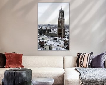 De Dom van Utrecht in de winter van Merijn van der Vliet