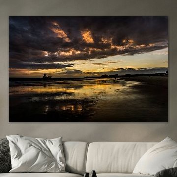 Zonsondergang wolken