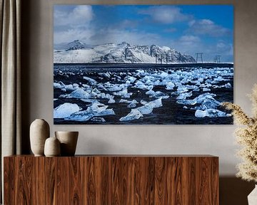 Jökulsárlón Ice Lagoon van Edwin van Wijk