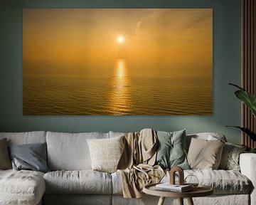 Midzomernacht zonsondergang van Menno Schaefer