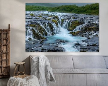 Bruarfoss waterfall Iceland von Menno Schaefer