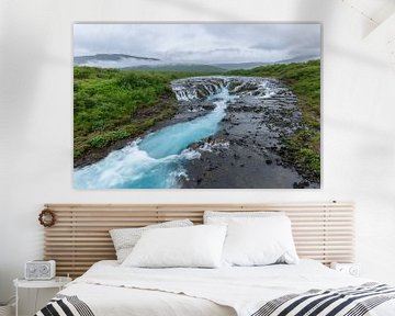 Bruarfoss waterfall Iceland