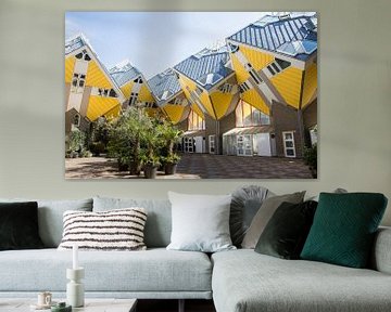 Cube houses in Rotterdam.  by Ron Poot