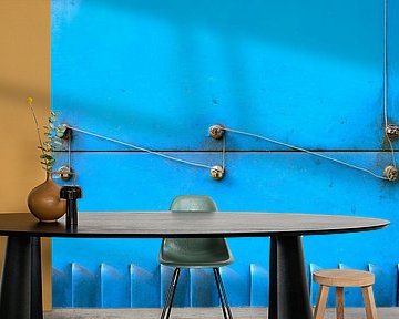 Detail op een vintage Bugatti Type 35 racewagen