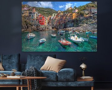 Riomaggoire, Cinque Terre, Italy by Rens Marskamp