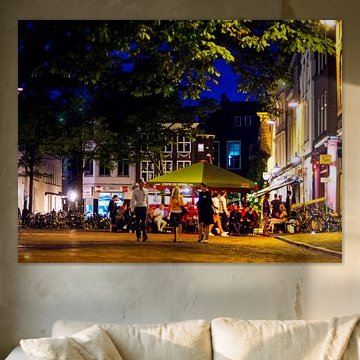 Avond Stadhuisplein Utrecht.