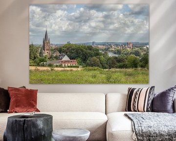 Uitzicht vanaf Sint-Pieterberg over Maastricht