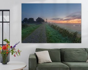 Sunrise Schokland (Flevoland, Niederlande) von Adrian Visser