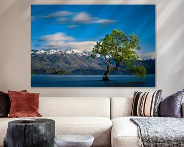 The Lonely Tree of Wanaka - Lake Wanaka, Nieuw-Zeeland von Martijn Smeets
