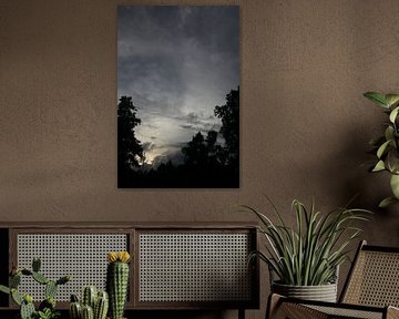 Spooky sky @ Uitgeestermeer sur Bart Dieben