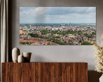 Downtown Groningen (panorama) by Volt