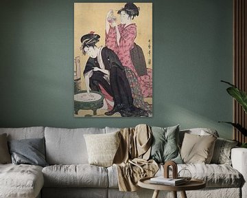Kingyo] = [Goldfish], Kitagawa, Utamaro (1753?-1806), (Artist), Date Created: ca. 1793-ca.1804, Japa