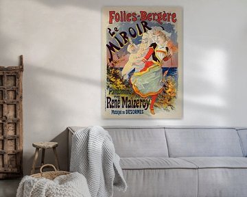 Plakat für Folies Bergère, Jules Cheret