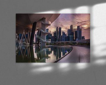 Singapore Architecture at Marina Bay von Ilya Korzelius
