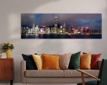 Skyline Hong Kong van Jolanda van Eek