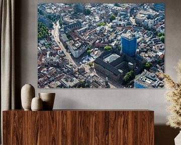 Luchtfoto van de binnenstad Utrecht van De Utrechtse Internet Courant (DUIC)