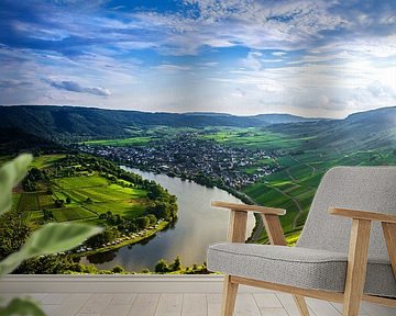 Kröv an der Mosel vom Mont Royal in Deutschland aus von Ricardo Bouman Fotografie