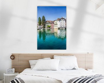 LUCERNE Reuss Riverside by Melanie Viola