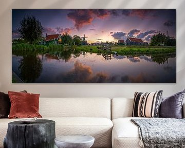 Panorama photo of windmillparc Zaanse Schans by Ardi Mulder