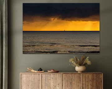 Sonnenuntergang am Meer von Erwin Maassen van den Brink