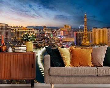 Panorama Skyline de Las Vegas sur Edwin Mooijaart