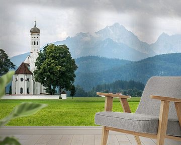 St. Colomanskerk in Schwangau van MS Fotografie | Marc van der Stelt