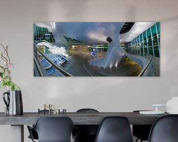 Panorama of the concourse of Arnhem central station by Anton de Zeeuw