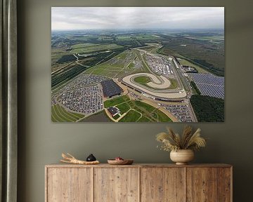 TT Circuit Assen vanuit de lucht van Thijs Schouten