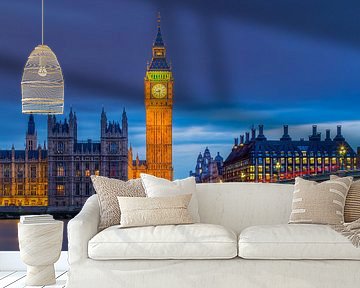 London by Night - Big Ben en Palace of Westminster - 5 by Tux Photography