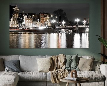 Amsterdam in de nacht  von Stijn van Hulten