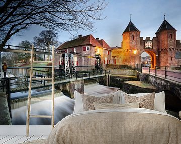 Het sluisje bij de Koppelpoort van Sjoerd Mouissie