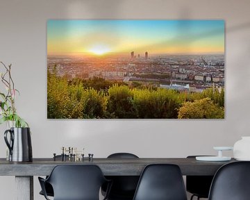 Die Farben des Morgens in Lyon von Sander van der Werf