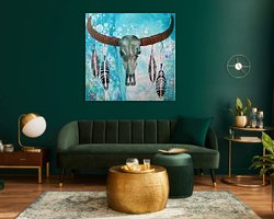 Example of the artwork in a room