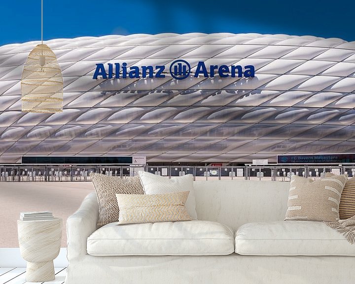 Sfeerimpressie behang: Allianz Arena, München van John Verbruggen