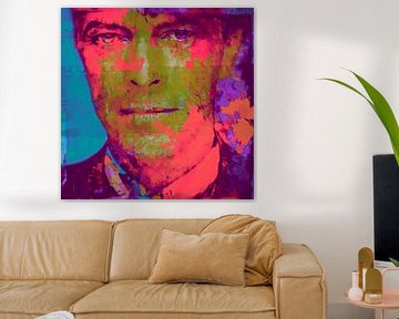Motief Portret David Bowie Pop Art PUR Serie van Felix von Altersheim
