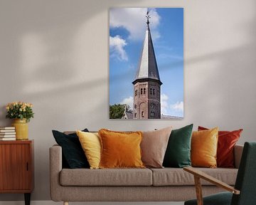 Kerktoren Sint Jacobuskerk, Kethel bij Schiedam van Jan Sluijter