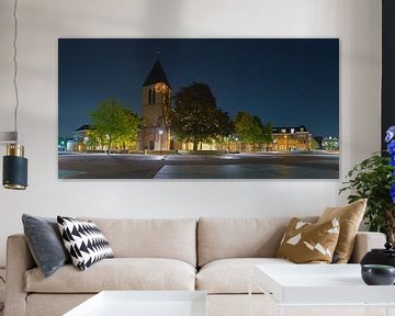 Panorama Dorpskerk Spijkenisse by Anton de Zeeuw