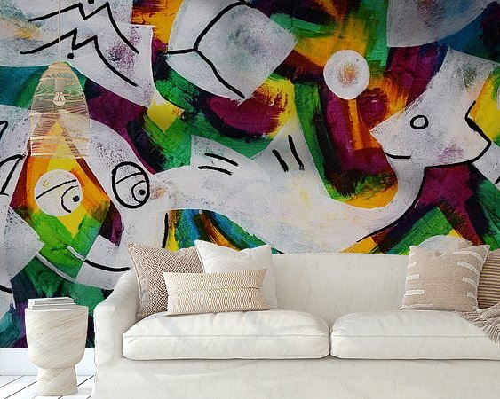 Example of the artwork in a room