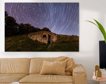Startrails at the Devil's Cave by Bert Beckers
