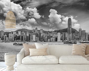 Hongkong skyline van Patrick Verheij
