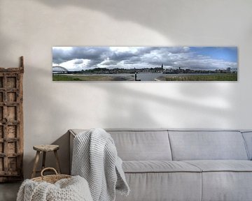 Skyline panorama Nijmegen in colour