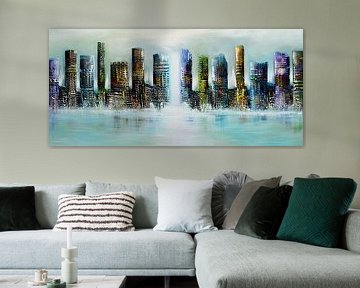 Skyline Stadt  von Gena Theheartofart