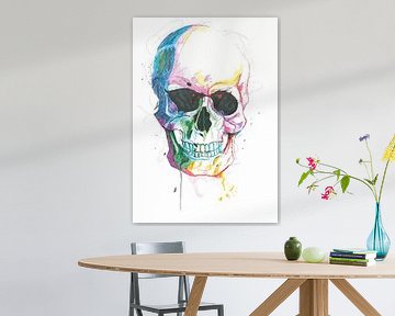 Colour Skull van Deb S.
