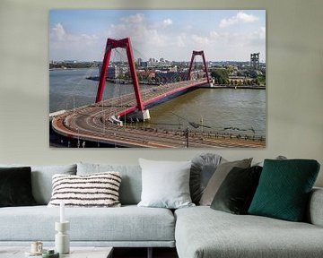 De Willemsbrug in Rotterdam van MS Fotografie | Marc van der Stelt
