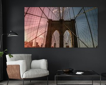 Brooklyn Bridge in New York City van Roger VDB