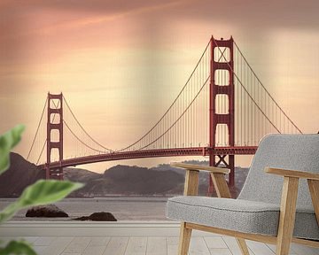 Golden Gate Bridge, San Francisco, Californië, USA van Roger VDB
