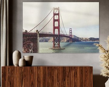 Golden Gate Bridge, San Francisco, Californië, USA van Roger VDB