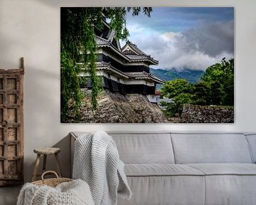 Matsumoto Castle in de Japanse Alpen van H Verdurmen