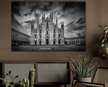 MILAN Cathedral Santa Maria Nascente | Monochrome