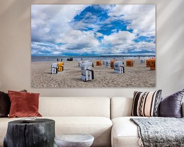 Am Strand in Ahlbeck auf der Insel Usedom von Rico Ködder